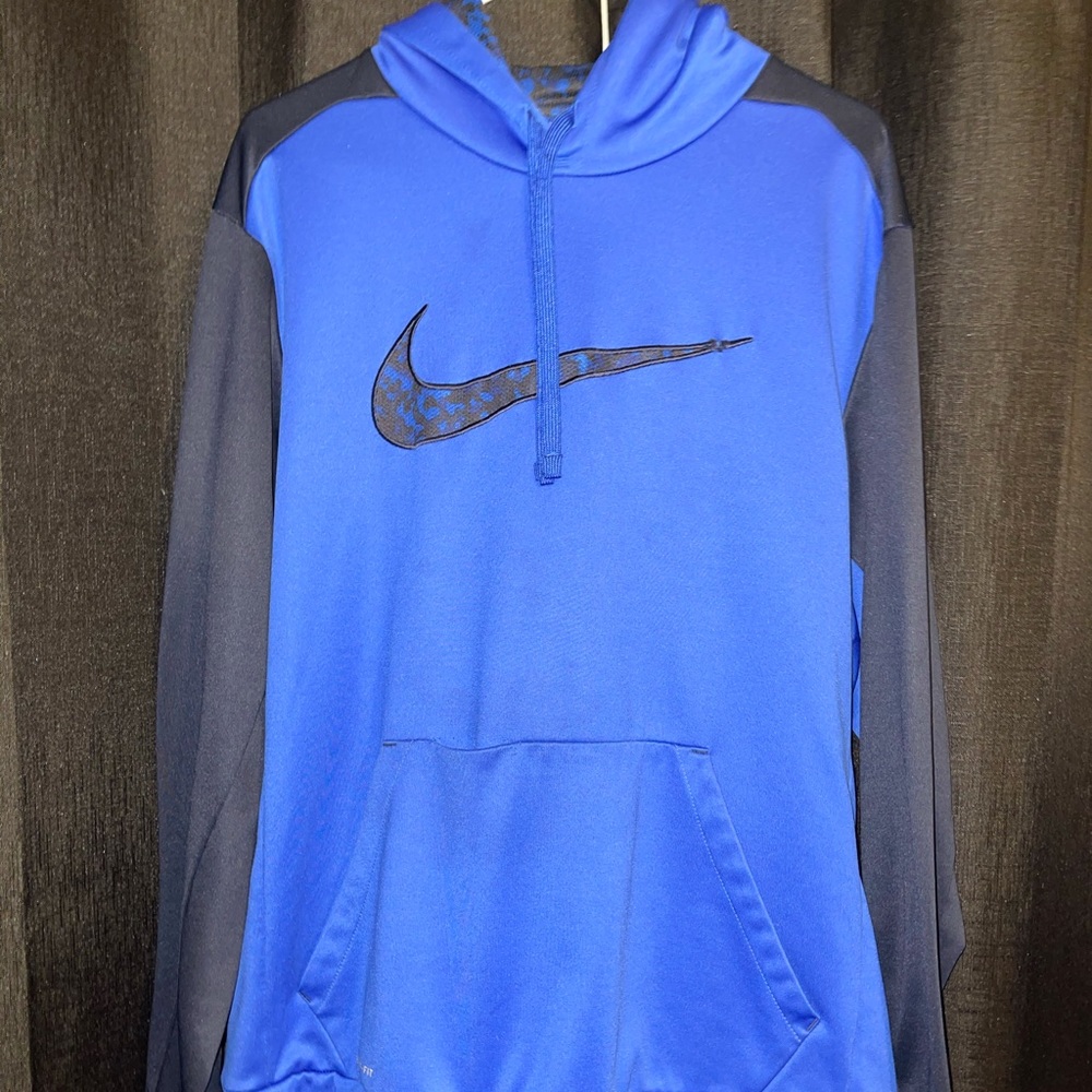 Blue men’s Nike hoodie